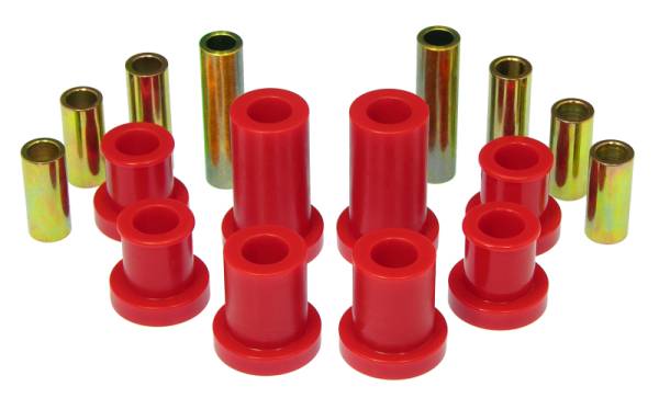 Prothane - Prothane 07-14 Chevy Silverado 2/4wd Upper/Lower Front Control Arm Bushings - Red