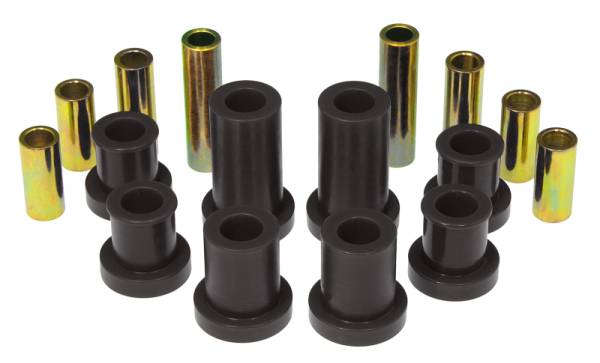 Prothane - Prothane 07-14 Chevy Silverado 2/4wd Upper/Lower Front Control Arm Bushings - Black