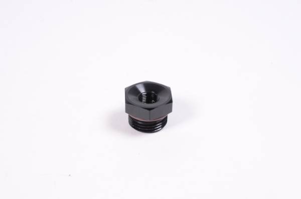 Radium Engineering - Radium Engineering 8AN ORB to 1/8NPT Female Adapter Fitting - Blk Anodized