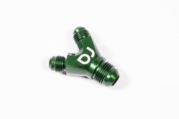 Radium Engineering - Radium Engineering Dual 6AN to 8AN Y-Adapter Block Fitting