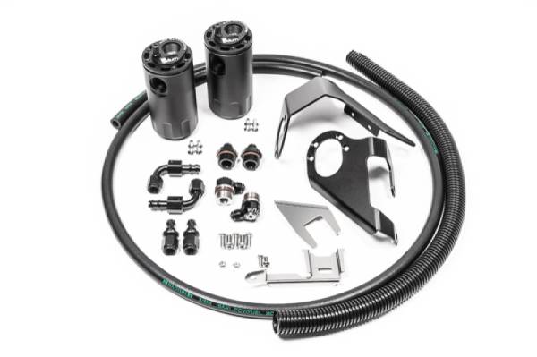 Radium Engineering - Radium Engineering 2009+ Nissan 370Z (VQ37VHR) Catch Can Kit - Fluid Lock