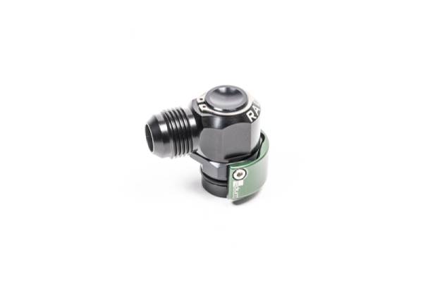 Radium Engineering - Radium V2 Quick Connect 19mm Male to 10AN Male 90 Degree