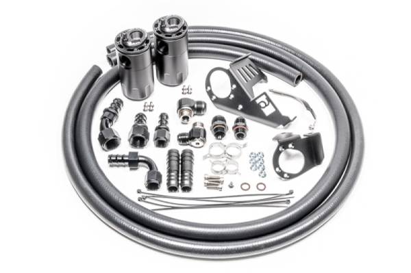 Radium Engineering - Radium Engineering Dual Catch Can Kit Subaru VB Fluid Lock