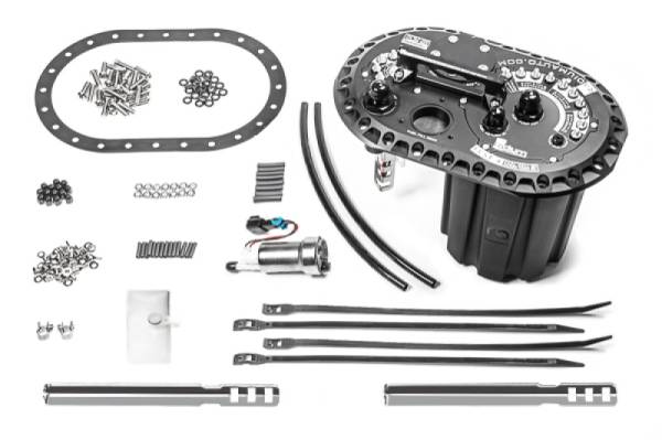 Radium Engineering - Radium Engineering FCST-X 2 Surge Tank Pumps And 1 Lift Pump Included (Walbro F90000274)