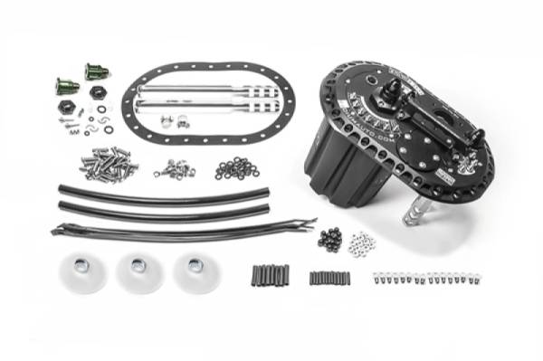 Radium Engineering - Radium Engineering FCST-X Brushless Ti Automotive E5LM Fuel Cell Surge Tank (Pumps NOT Included)