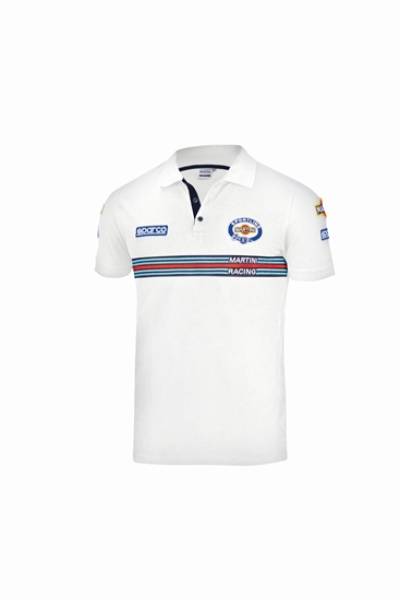 SPARCO - Sparco Polo Replica Martini-Racing Small White