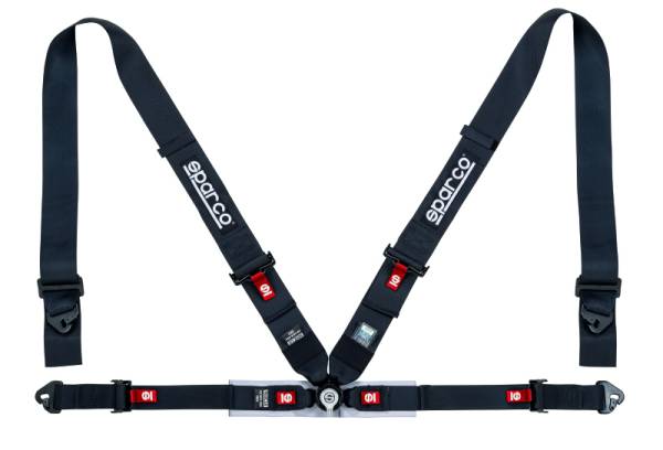 SPARCO - Sparco Belt 4Pt 3in/2in Competition Harness - Black - 04716M1NR