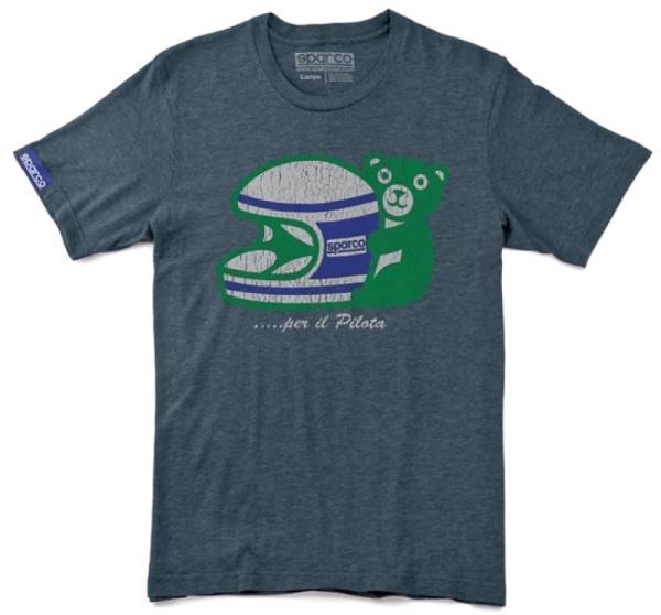 SPARCO - Sparco T-Shirt Pilota Indigo - Small