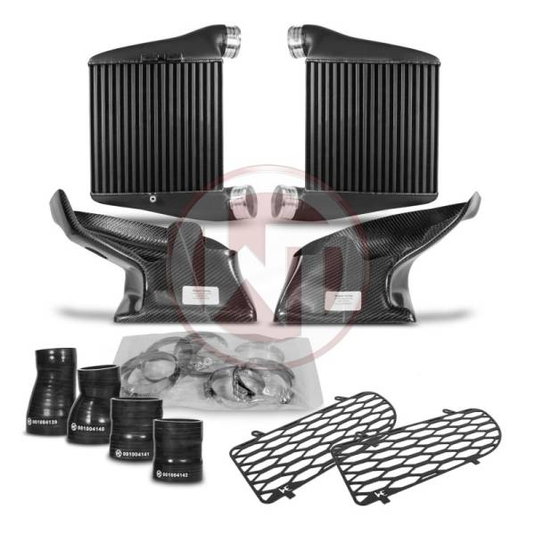 Wagner Tuning - Wagner Tuning Audi A4/RS4 B5 Competition EVO2 Intercooler Kit w/Carbon Air Shroud