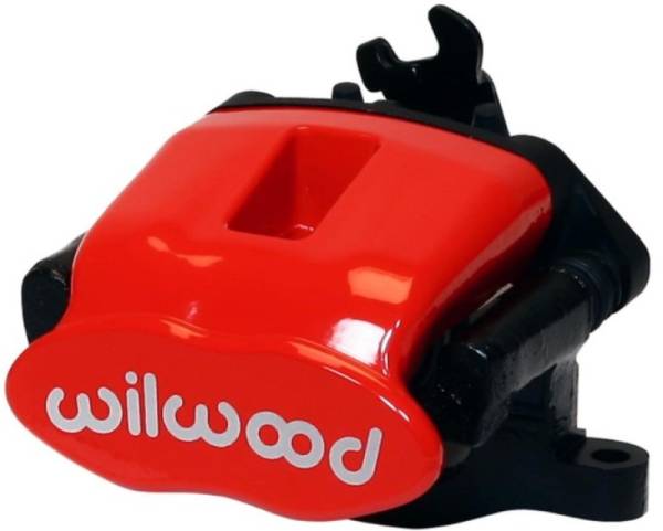 Wilwood - Wilwood Caliper-Combination Parking Brake-Pos 6-L/H-Red 41mm piston .81in Disc