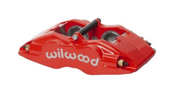 Wilwood - Wilwood Caliper - FSLI4 - Red 1.62in Piston 0.81in Rotor