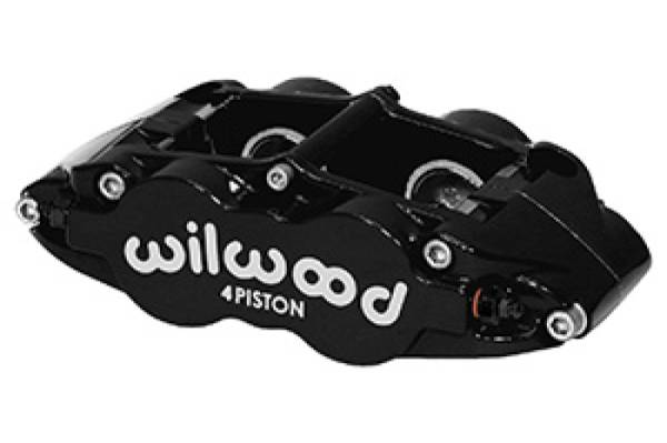 Wilwood - Wilwood Caliper-Narrow Superlite 4R - Black 1.12/1.12in Pistons 1.10in Disc