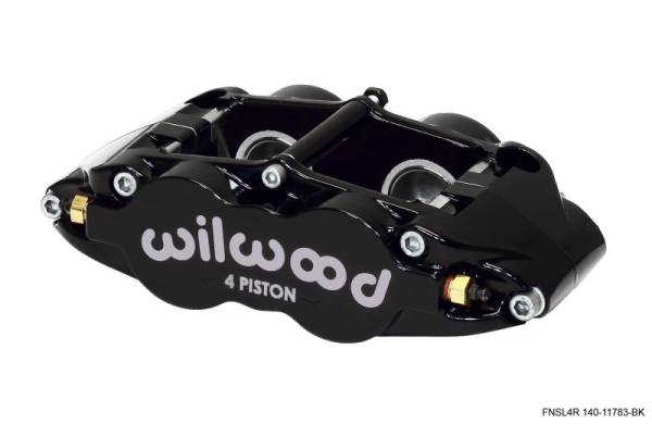 Wilwood - Wilwood Caliper-Narrow Superlite 4R - Black 1.25/1.25in Pistons 1.10in Disc