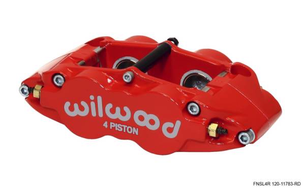 Wilwood - Wilwood Caliper-Narrow Superlite 4R - Red 1.25/1.25in Pistons 1.10in Disc