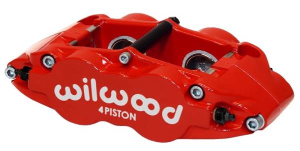 Wilwood - Wilwood Caliper-Narrow Superlite 4R - Red 1.75/1.75in Pistons 1.10in Disc