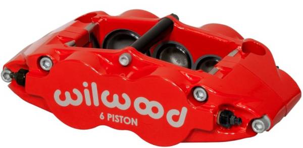 Wilwood - Wilwood Caliper-Narrow Superlite 6R-RH - Red 1.38/1.12/1.12in Pistons 1.10in Disc