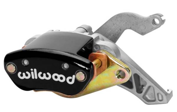 Wilwood - Wilwood Caliper-MC4 Mechanical-L/H - Black w/ Logo 1.19in Piston .81in Disc