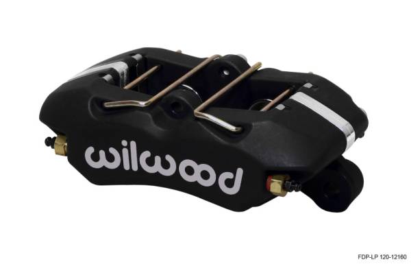 Wilwood - Wilwood Caliper-Dynapro Low-Profile 5.25in Mount - Blk Ano 1.12in Pistons .81in Disc