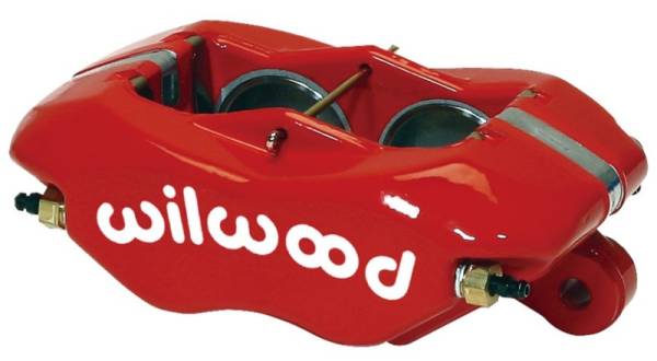 Wilwood - Wilwood Caliper-Forged Dynalite-Red 1.75in Pistons 1.10in Disc