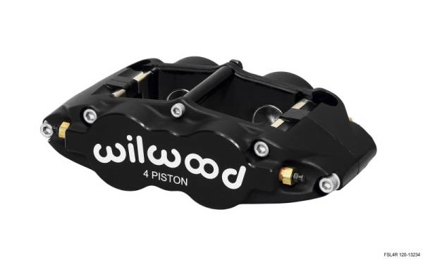 Wilwood - Wilwood Caliper-Forged Superlite 4R 1.12/1.12in Pistons 0.81in Disc