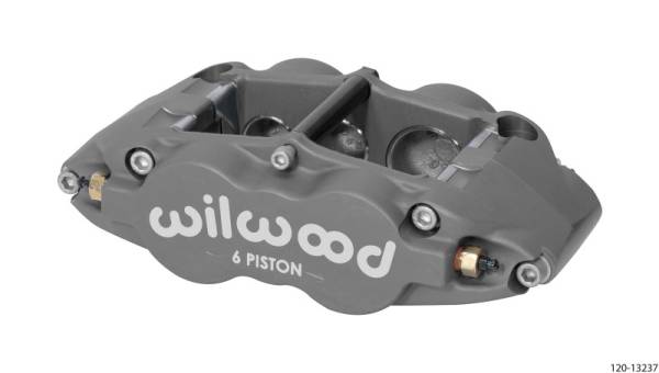 Wilwood - Wilwood Caliper-Forged Superlite 6R-R/H 1.62/1.12/1.12in Pistons 0.81in Disc