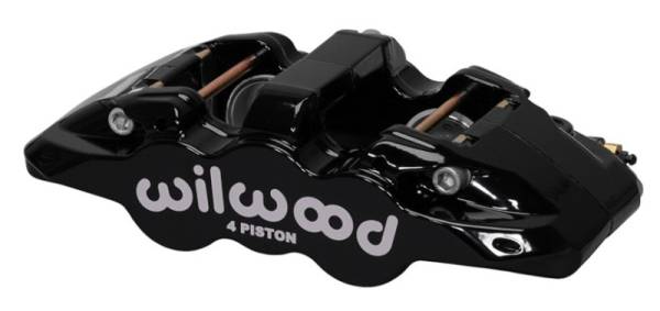 Wilwood - Wilwood Caliper-Aero4-R/H - Black 1.88/1.62in Pistons 1.25in Disc