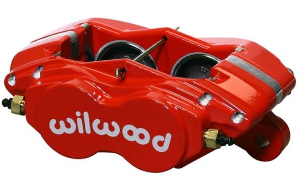 Wilwood - Wilwood Caliper-Forged Dynalite-M-Red 1.75in Pistons 1.25in Disc