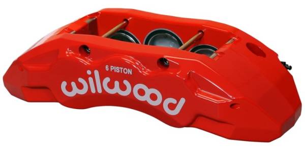 Wilwood - Wilwood Caliper-TX6R- R/H - Red 2.00/1.88/1.88in Pistons 1.50in Disc