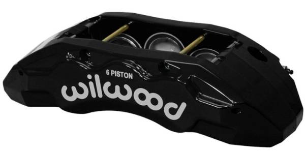 Wilwood - Wilwood Caliper-TX6R- R/H - Black 1.75/1.62/1.62in Pistons 1.38in Disc