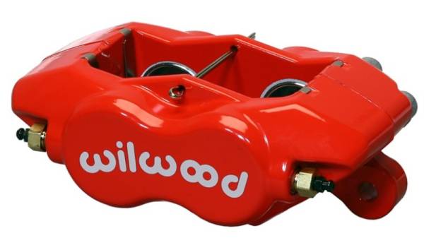 Wilwood - Wilwood Caliper-Forged DynaliteI-Red 1.75in Pistons .81in Disc