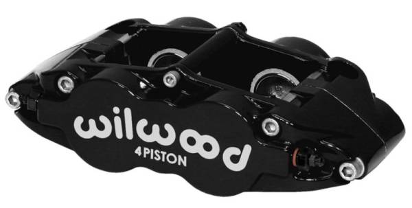 Wilwood - Wilwood Caliper-Forged Superlite 4R 1.38/1.38in Pistons 1.10in Disc, Black