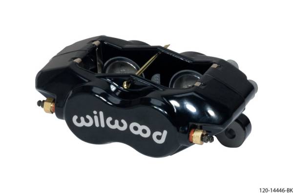 Wilwood - Wilwood Caliper-Forged DynaliteI w/Dust Seal-Black 1.38in Pistons .81in Disc