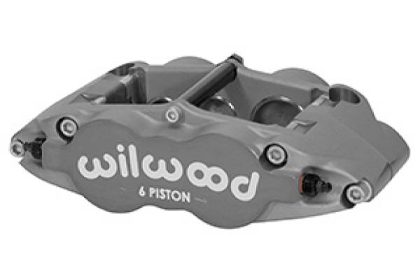 Wilwood - Wilwood Caliper-Forged Narrow Superlite 6R-R/H 1.75/1.25in/1.25in Pistons 1.25in Rotor - Anodized