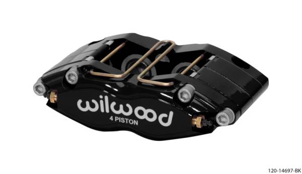 Wilwood - Wilwood Caliper-Dynapro Single 5.98in Mount-Black 1.58in Piston 1.1in Disc