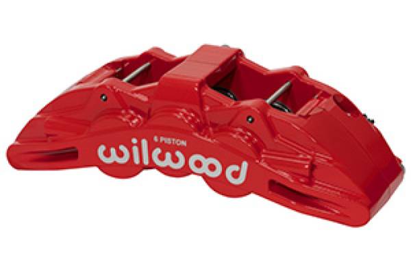 Wilwood - Wilwood Caliper Red SX6R 5.40in Piston 1.25in Disc