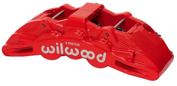 Wilwood - Wilwood Caliper Red SX6R 4.04in Piston 1.25in Disc