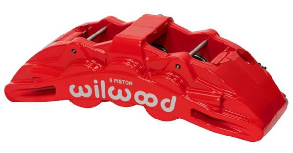 Wilwood - Wilwood Caliper Red SX6R 4.04in Piston 1.25in Disc