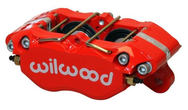 Wilwood - Wilwood Caliper-Dynapro Dust-Boot 5.25in Mount - Red 1.75in Pistons 1.00in Disc