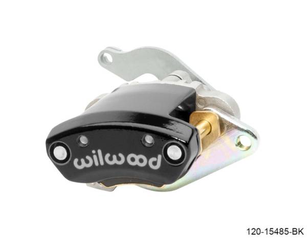 Wilwood - Wilwood Caliper - MC4 Mechanical Left Hand - Black 1.19in Piston 1.10in Rotor - Black