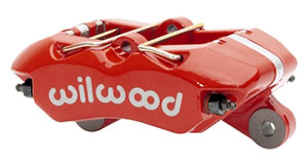 Wilwood - Wilwood Caliper-Forged Dynapro 5.25in Mount/ 4 - 1.98in Pistons/ .81in x 13.06in. Rotor - Red