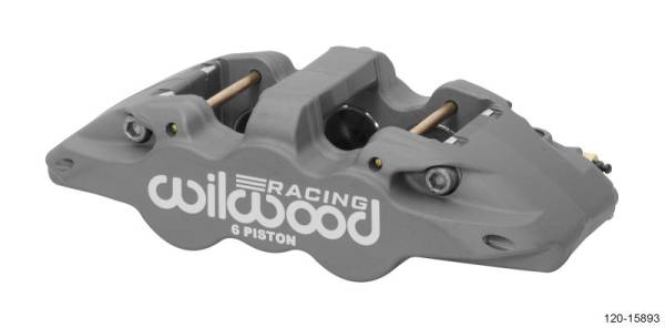 Wilwood - Wilwood Caliper-Aero6-R/H - Black Anodize (.80 Thk Pad) 1.75/1.38/1.38in Pistons .810in Disc