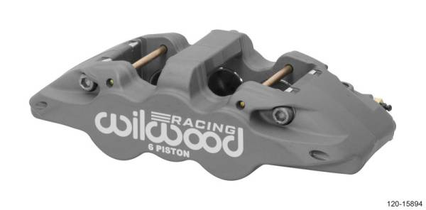 Wilwood - Wilwood Caliper-Aero6-L/H - Black Anodize (.80 Thk Pad) 1.75/1.38/1.38in Pistons .810in Disc