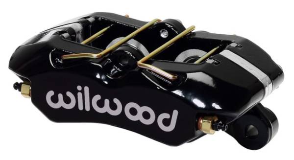 Wilwood - Wilwood Caliper-Forged Dynapro 4 5.25in Mount-Black-Universal 1.38/1.38in Pistons .81in Disc