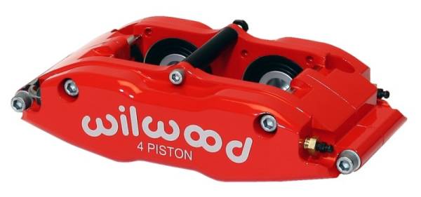 Wilwood - Wilwood Caliper-BNSL4R-Red 1.25in Pistons 1.10in Disc