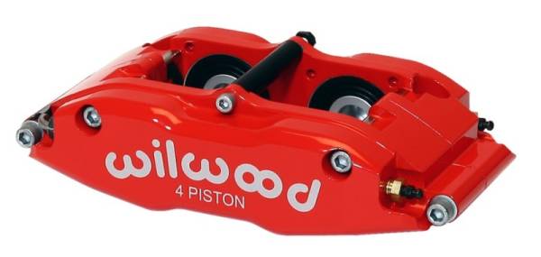 Wilwood - Wilwood Caliper-BNSL4R-Red 1.75in Pistons 1.10in Disc