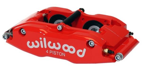 Wilwood - Wilwood Caliper-BNSL4R-Red 1.75in Pistons 1.10in Disc