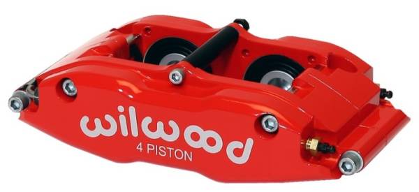 Wilwood - Wilwood Caliper-BNSL4R-Red 1.75in Pistons 1.25in Disc