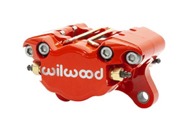 Wilwood - Wilwood Caliper-Dynapro Single 3.75in Mount 1.38in Pistons .38in Disc - Red