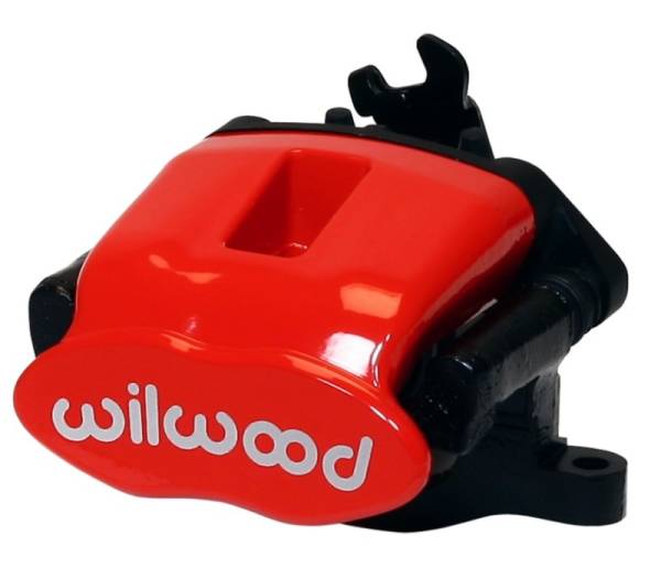 Wilwood - Wilwood Caliper-Combination Parking Brake-Pos 1-R/H-Red 34mm piston .81in Disc