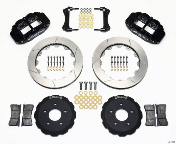 Wilwood - Wilwood Narrow Superlite 6R Front Hat Kit 13.06in Backdraft Cobra (BMW E36 Based)